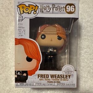 Funko Pop Fred Weasley with Red Hair and Black Suit